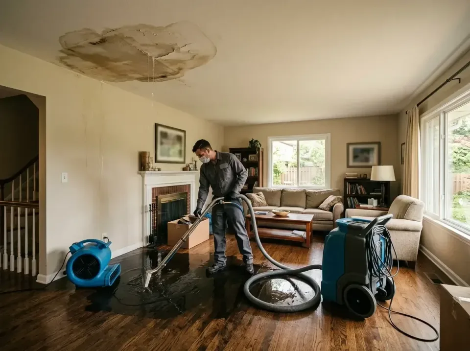 attic-pipe-burst-ceiling-drip-008 — frequently asked questions, Water Damage Restoration & Carpet Care in New Castle, DE